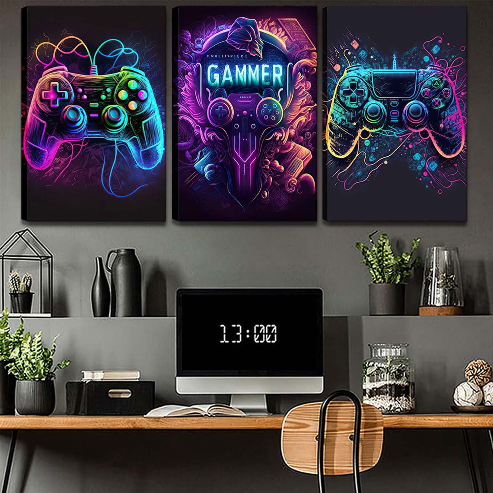 Ophelia & Co. Framed Video Game Decor Set Of 3 Room Posters For Bedroom ...